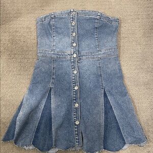 7 for all Mankind jeans Stylish Blue Denim womens Dress size L